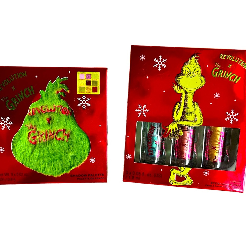 Grinch Eyeshadow and Liquid Eyeshadow Set by Revolution